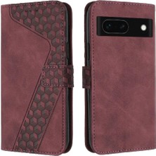 Manyi Mall Google Piksel 8A Cüzdan Flip Folio Kickstand Manyetik Kart Için Telefon Kılıfı (Yurt Dışından)