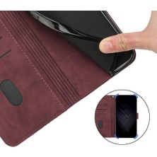 Manyi Mall Google Piksel 8A Cüzdan Flip Folio Kickstand Manyetik Kart Için Telefon Kılıfı (Yurt Dışından)