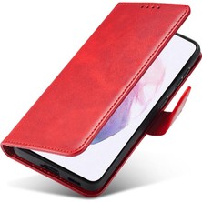 Manyi Mall Kart Tutucu Kickstand Deri Folio ile Samsung Galaxy A24 4g Için Kılıf (Yurt Dışından)