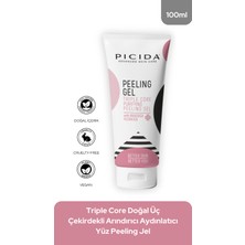 Pıcıda Üç Çekirdekli Aydınlatıcı Sebum Yüz Peeling Jel 100 ml