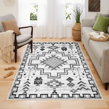 Homefesto Halı Kilim Dekoratif Özel Tasarım Yıkanabilir,İnce, Kaymaz Tabanlı, Modern Halı