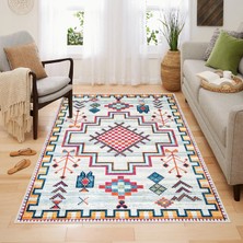 Homefesto Halı Kilim Dekoratif Özel Tasarım Yıkanabilir,İnce, Kaymaz Tabanlı, Modern Halı