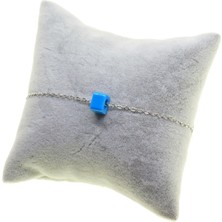 X-lady Accessories Gümüş Renk Sf Zincir Bodrum Boncuk Bijuteri Bileklik - 2874