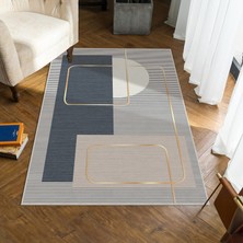 Homefesto Halı Kilim Dekoratif Özel Tasarım Yıkanabilir,İnce, Kaymaz Tabanlı, Modern Halı