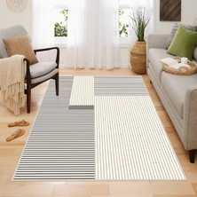 Homefesto Halı Kilim Dekoratif Özel Tasarım Yıkanabilir,İnce, Kaymaz Tabanlı, Modern Halı