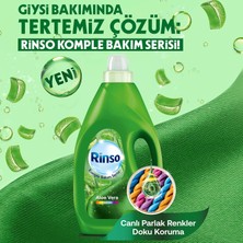 Rinso Sıvı Çamaşır Deterjanı Aloe Vera Renkliler İçin Komple Bakım Serisi 3L