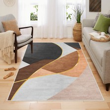 Homefesto Halı Kilim Dekoratif Özel Tasarım Yıkanabilir,İnce, Kaymaz Tabanlı, Modern Halı