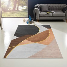 Homefesto Halı Kilim Dekoratif Özel Tasarım Yıkanabilir,İnce, Kaymaz Tabanlı, Modern Halı