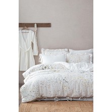 Ecocotton Ilya Battal Boy Nevresim Takımı %100 Organik Pamuk Müslin Krem 240X220 cm