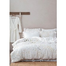 Ecocotton Ilya Battal Boy Nevresim Takımı %100 Organik Pamuk Müslin Krem 240X220 cm