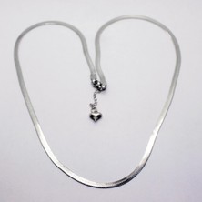 X-lady Accessories Gümüş  Renk Çelik Italyan Kolye - 1427
