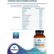 Vitamost Multivitamin Platinum 90 Kapsül