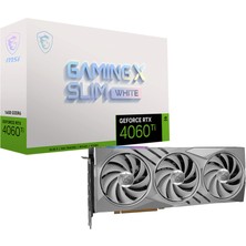 MSI VGA GEFORCE RTX 4060 TI GAMING X SLIM WHITE 16G RTX4060 TI 16GB GDDR6X 128B DX12 PCIE 4.0 X16 (3XDP 1XHDMI)