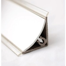 A1 Süpürgelik Pvc Profil Iç Bükey Düz Beyaz