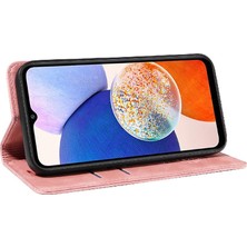 Bdt Shop Samsung Galaxy A14 5g/4g Manyetik Folio Cüzdan Koruyucu Pu Telefon Kılıfı (Yurt Dışından)