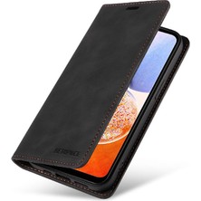 Bdt Shop Samsung Galaxy A14 5g/4g Manyetik Folio Cüzdan Koruyucu Pu Telefon Kılıfı (Yurt Dışından)