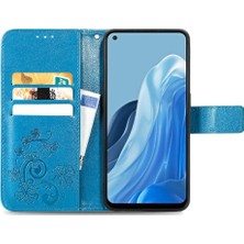 Bdt Shop Oppo Case 7 4g Için Çevirin Dört Yapraklı Yonca Zarif Telefon Kılıfı (Yurt Dışından)