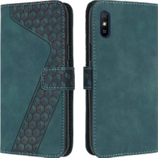 SZY Mall Xiaomi Redmi 9A Kart Yuvaları Için Telefon Kılıfı Kapak Cüzdan Kickstand Çevirin (Yurt Dışından)