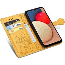 SZY Mall Samsung Galaxy A03S Flip Kapak Karikatür Hayvanlar Darbeye Vaka (Yurt Dışından)