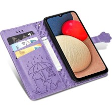 SZY Mall Samsung Galaxy A03S Flip Kapak Karikatür Hayvanlar Darbeye Vaka (Yurt Dışından)