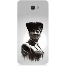 Teknomeg Samsung Galaxy J5 Prime Uyumlu Mustafa Kemal Atatürk Desenli Silikon Kılıf