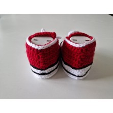 Hobi Kafe El Örgüsü 6-12 Aylık Bot Bebek Patiği