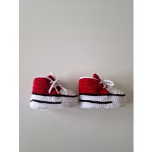 Hobi Kafe El Örgüsü 6-12 Aylık Bot Bebek Patiği