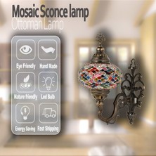 Mosland Home Dekoratif Mozaik Lamba Loş Işık Avize Aydınlatma Duvar Aplik