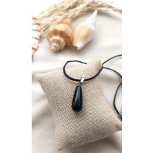 HD Marketim Gerdanlık Çakra Yoga Reiki Doğal Oniks Taşı Kadın Kolye