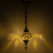 Mosland Home Osmanlı Mozaik Askılı Lamba Tekli Osmanlı Tarzı Avize