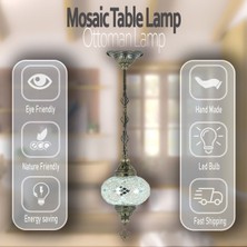 Mosland Home Dekoratif Mozaik Tekli Avize El Yapımı Osmanlı Lambası