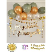 Hayaller Dükkanı  Ramazan Süsleri LED Işıklı Ramazan Süsü Hoşgeldin Ramazan Ev Süsleri Yıldızlı