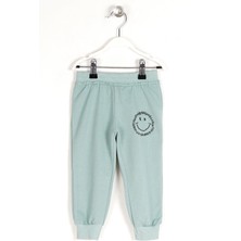 Beli Paçası Lastikli Cagla Yesil Renk Kız Çocuk Esofman Tek Alt