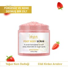 Vega Body Scrub Besleyici Arındırıcı Nemlendirici Vücut Peelingi 300 gr Strawberry