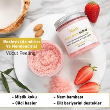 Vega Body Scrub Besleyici Arındırıcı Nemlendirici Vücut Peelingi 300 gr Strawberry