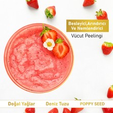 Vega Body Scrub Besleyici Arındırıcı Nemlendirici Vücut Peelingi 300 gr Strawberry