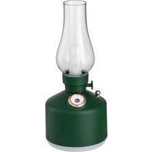 Markafox Retro Gaz Lambası Görünümlü Hava Nemlendirici Buhar Püskürtücü Buhar Makinesi Ledli Lamba Difüzörü