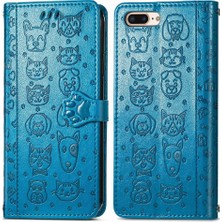 BDT Boutique Iphone 8 Için Kılıf/7 Artı Karikatür Hayvanlar Kapak Çevirin Kısa Kayış Deri (Yurt Dışından)