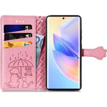 BDT Boutique Huawei Onur 60SE Darbeye Karikatür Hayvanlar Için Kılıf Kısa Kayış Flip (Yurt Dışından)