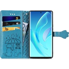 BDT Boutique Huawei Onur 60 Için Kılıf Kısa Kayış Karikatür Hayvanlar Darbeye Deri (Yurt Dışından)