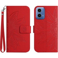 BDT Boutique Motorola Moto G34 5g Için Kart Yuvaları Tutucu Flip Cüzdan Telefon Pu (Yurt Dışından)