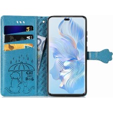 BDT Boutique Huawei Onur 80 Pro Karikatür Hayvanlar Için Kılıf Kısa Kayış Kapak Kılıfı (Yurt Dışından)