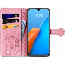 BDT Boutique Infinix Not 12 Pro Karikatür Hayvanlar Için Kılıf Kısa Kayış Kapak Kılıfı (Yurt Dışından)