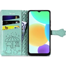 BDT Boutique Infinix Akıllı 6 Kılıf Için Kılıf Kısa Kayış Karikatür Hayvanlar Flip (Yurt Dışından)