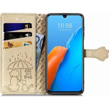 BDT Boutique Infinix Not 12 Pro Karikatür Hayvanlar Için Kılıf Kısa Kayış Kapak Kılıfı (Yurt Dışından)