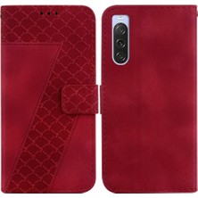 BDT Boutique Sony Xperia 10 V Flip Folio Kapak Için Telefon Kılıfı Cüzdan Kart Yuvası Fonksiyonu (Yurt Dışından)