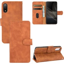 BDT Boutique Sony Xperia Ace Ii Için Kılıf Tam Koruma Deri Folio Flip Case Kart (Yurt Dışından)