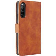 BDT Boutique Kart Tutucu Kickstand Koruyucu Kapak ile Sony Xperia 10 Iv Için Kılıf (Yurt Dışından)