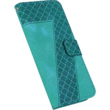 BDT Boutique Telefon Kılıfı Için iphone X/xs Kabartmalı Desen Kart Yuvası Fonksiyonu Flip Folio (Yurt Dışından)