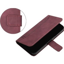 BDT Boutique Telefon Kılıfı Için Xiaomi 14 Manyetik Kapatma Kart Yuvaları Kapak Flip Folio Pu (Yurt Dışından)